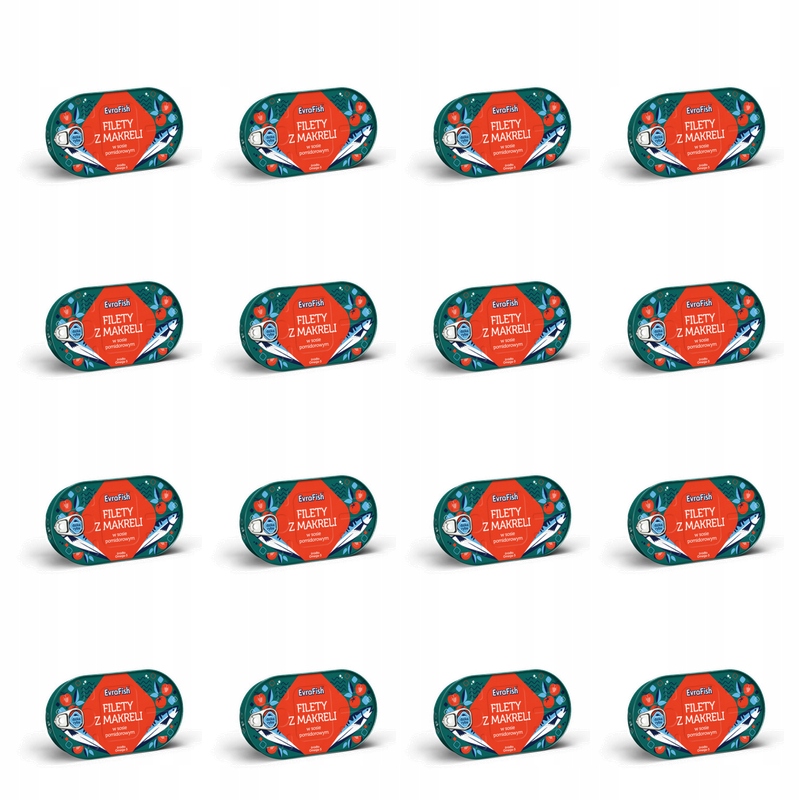 Evrafish filé z makrely v rajčatové omáčce 170 g X16