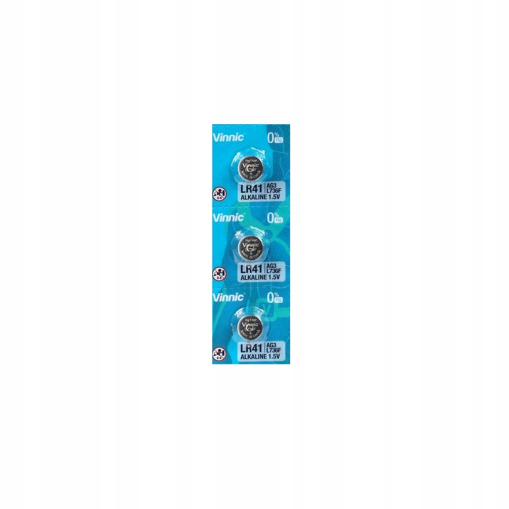 

bateria L736F L736 LR41 AG3 G3 192 Vinnic 3 szt.