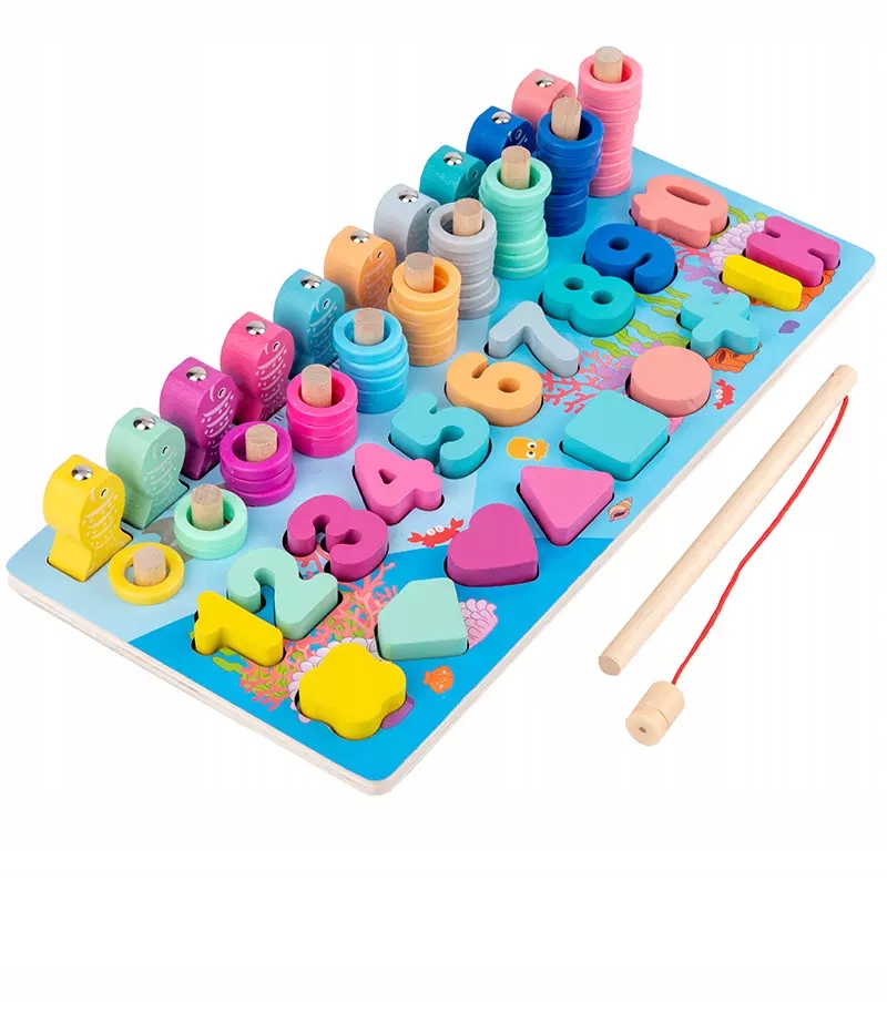 

Montessori Układanka Drewniana Zabawka Sorter