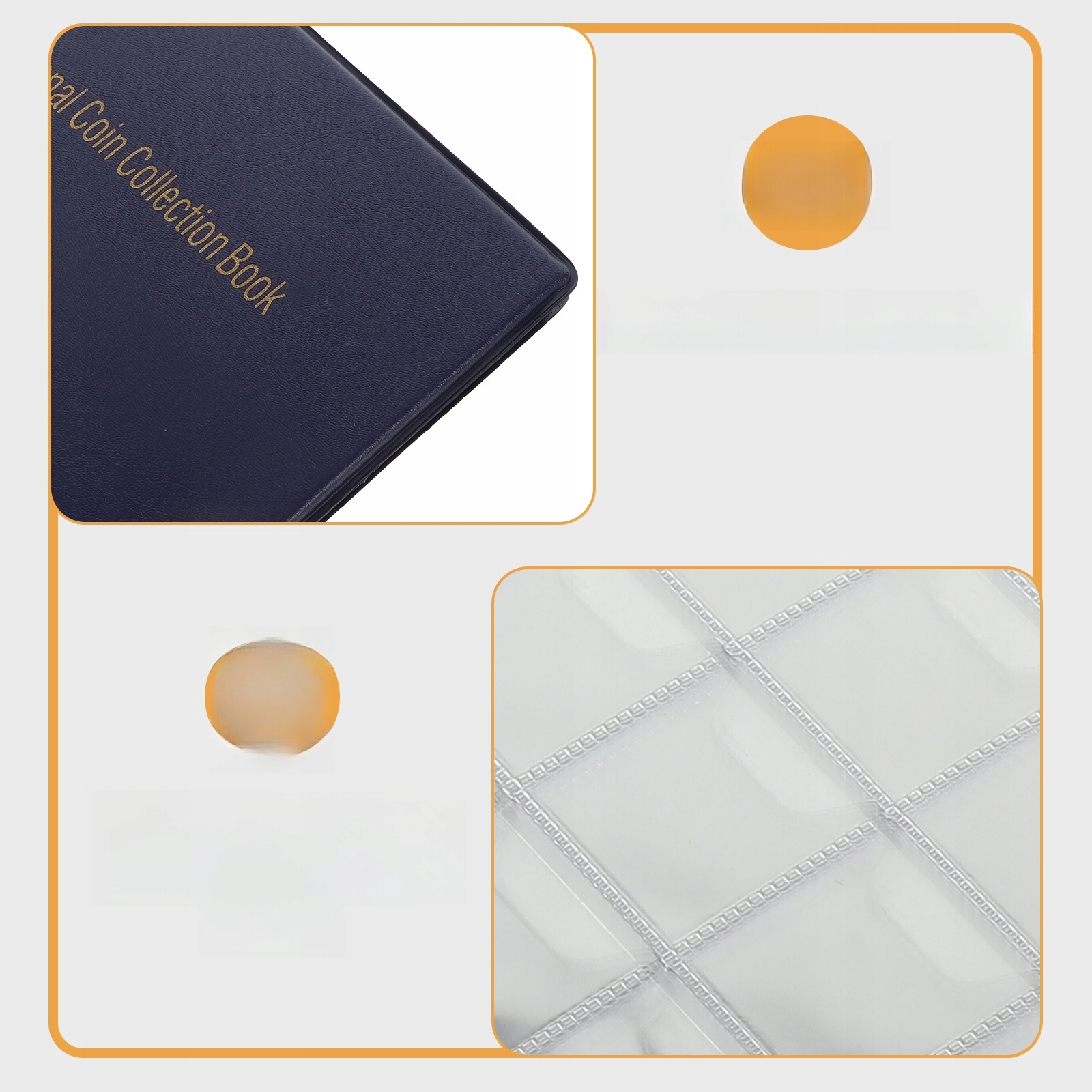 KSIĄŻKA DO KOLEKCJI MONET Wysokość 1.4 cm