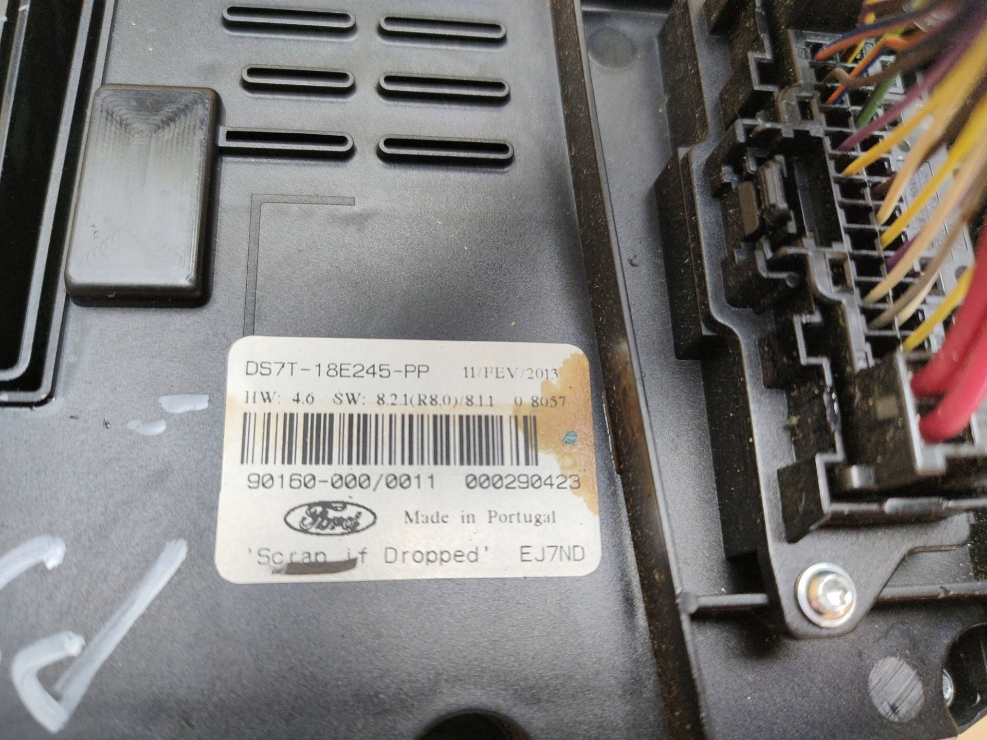 control panel radio Ford Fusion USA 2 2013 DS7T-18E245-PP