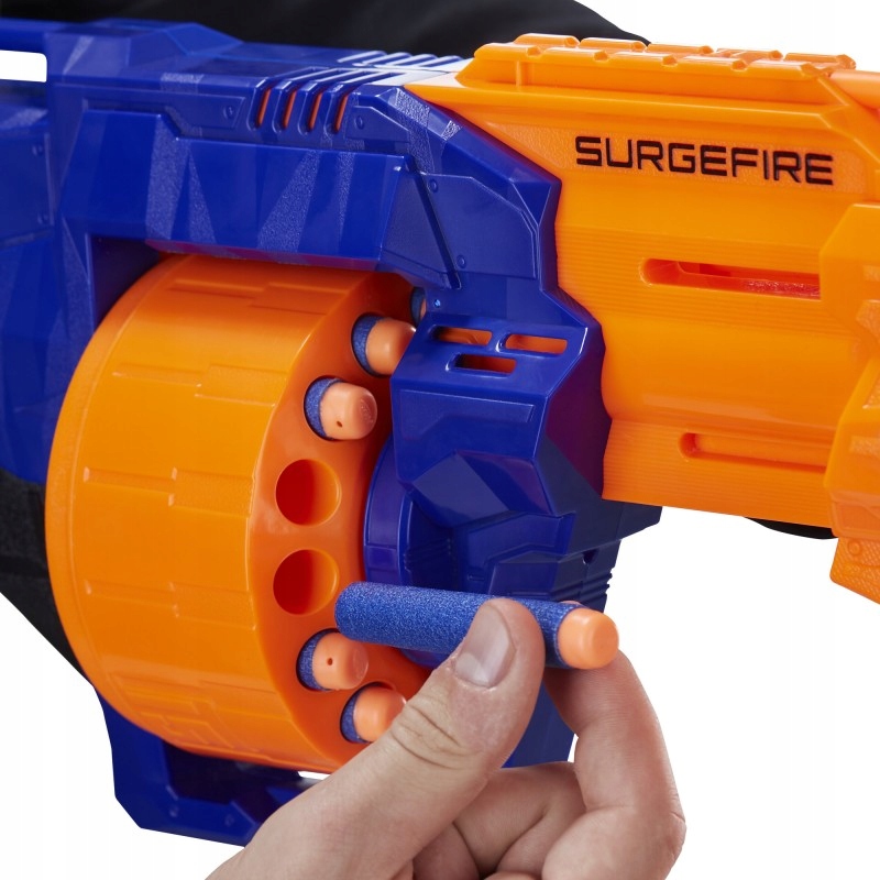 NERF SURGEFIRE OBRACANY MAGAZYNEK 30x STRZAŁKI Rodzaj pistolety