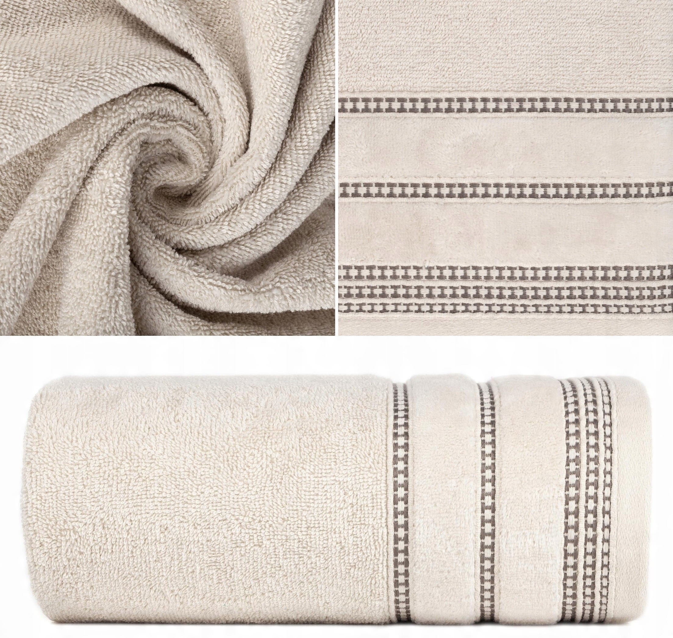 

Ręcznik Frotte 50x90 Eurofirany Amanda beż