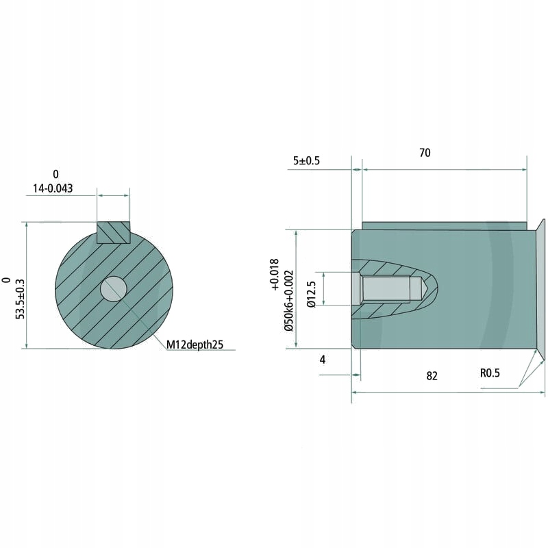 Silnik hydrauliczny GRANIT BMV 500cc D=50mm 1" Producent części Granit