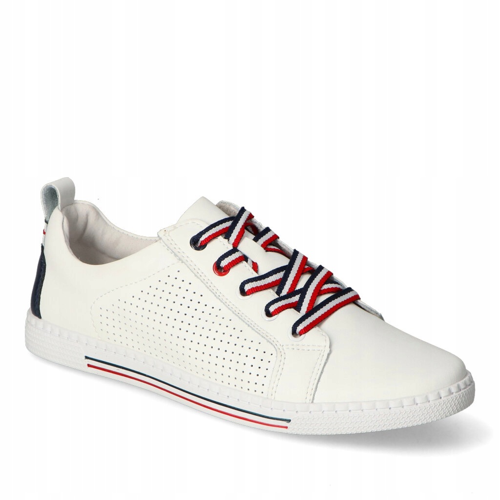 Kožené polobotky Filippo DP008/26WH Bílé/Granátové 37
