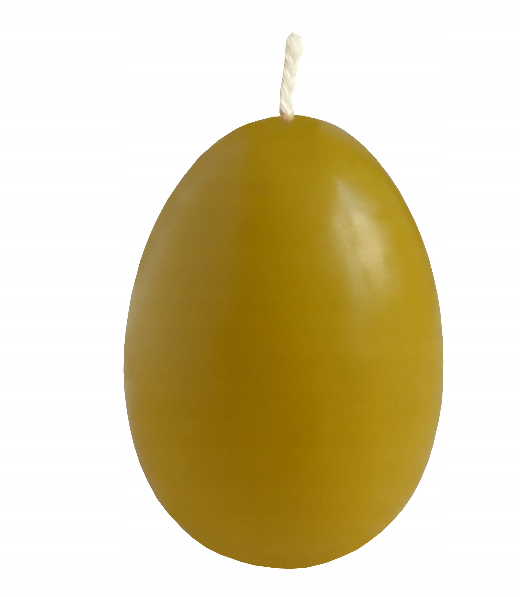 Świeca Jajko z wosku pszczelego S016 naturalna