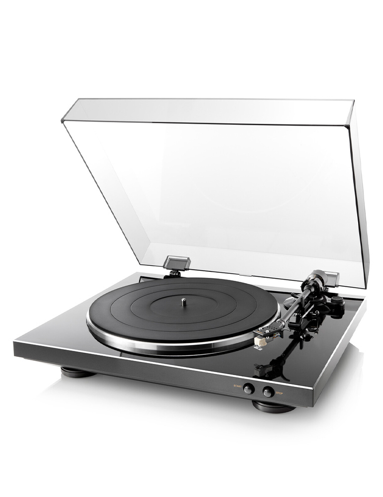 Automatyczny Gramofon analogowy Denon DP-300F Czarny
