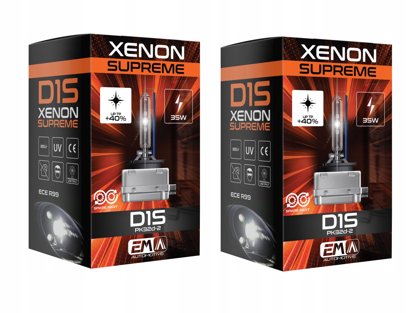 Żarnik Xenon Ksenon Żarówka Em Supreme D1S 4300K 35W 85V Homologacja