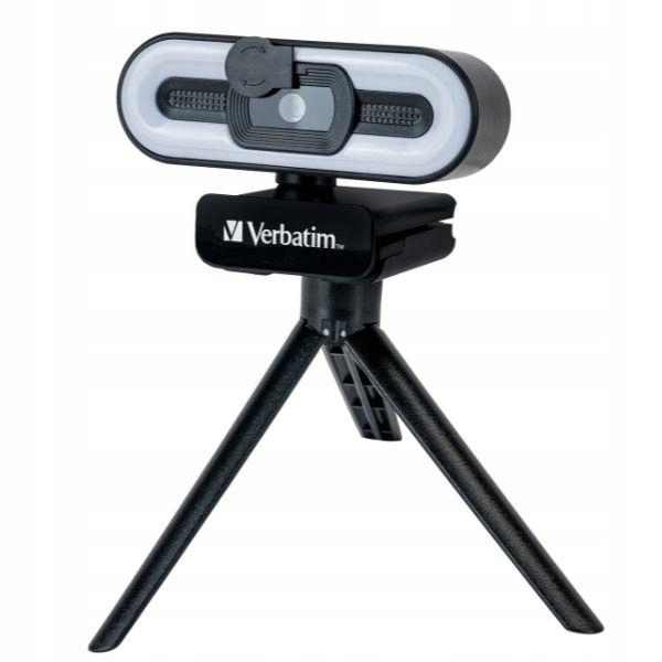 Verbatim Kamera internetowa z mikrofonem Full Hd 1080p AWC-02 czarny/black