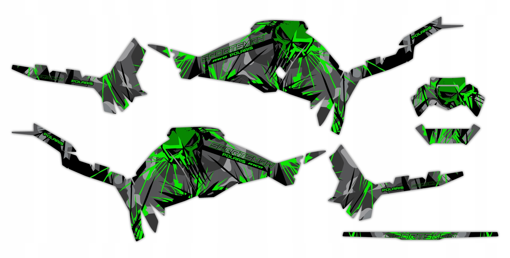 Dýha Samolepky Polaris Sportsman Touring 570 2025+ #8179419