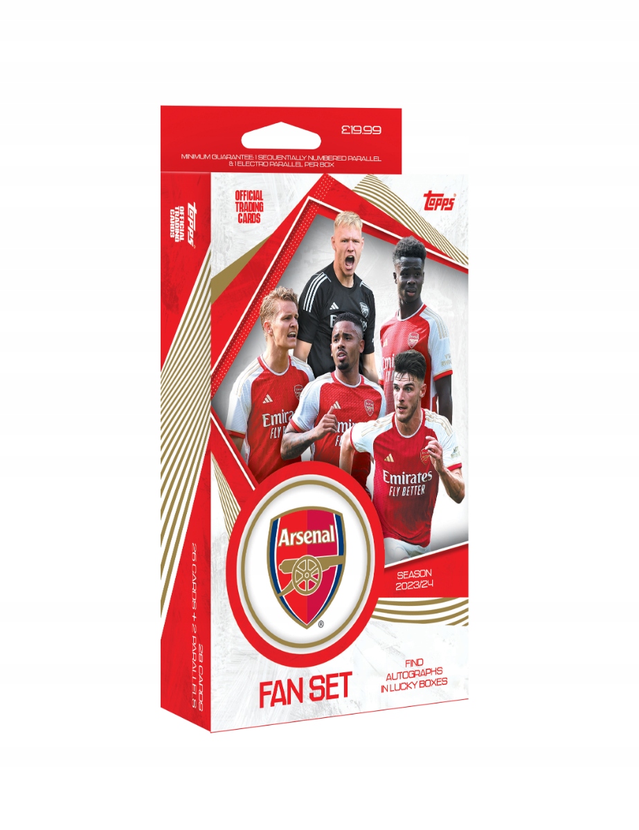 TOPPS Arsenal FC Official Fan Set Premium Trading Cards Sezon 2023/24 14653904557 Allegro.pl
