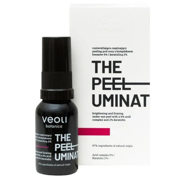 Veoli Botanica The Peeluminator, rozjasňující a napínací peeling pod oči