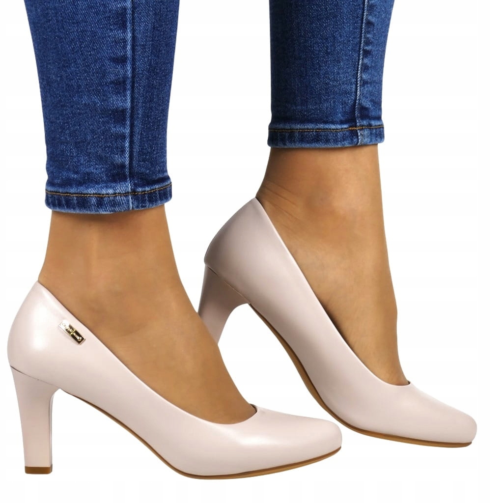 Lodičky Na Sloupku Perlové Špendlíky Zlaté Nude Pohodlné A Elegantní iBoty