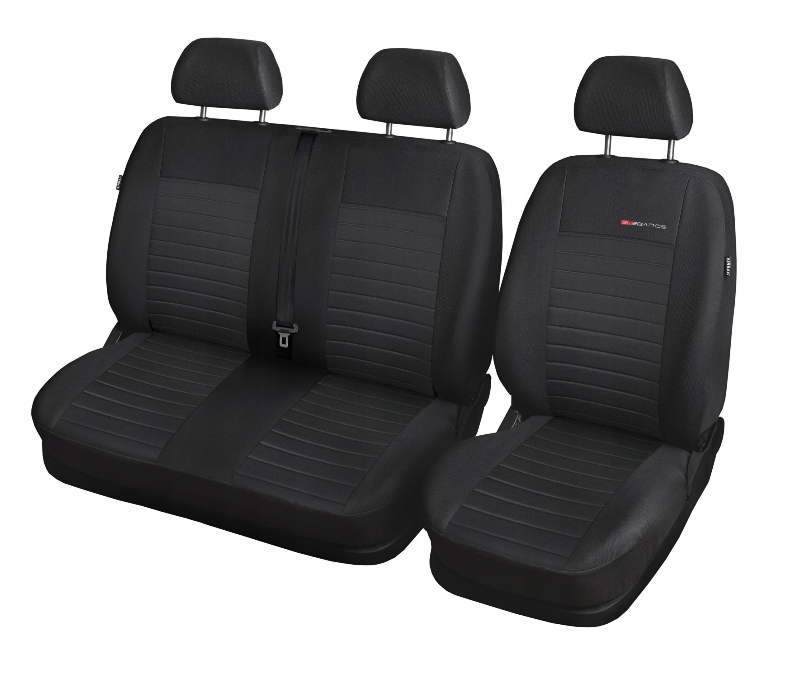 POKROWCE SAMOCHODOWE NA SIEDZENIA TYPOWE FORD TRANSIT 2+1 BUS OD 2013r.