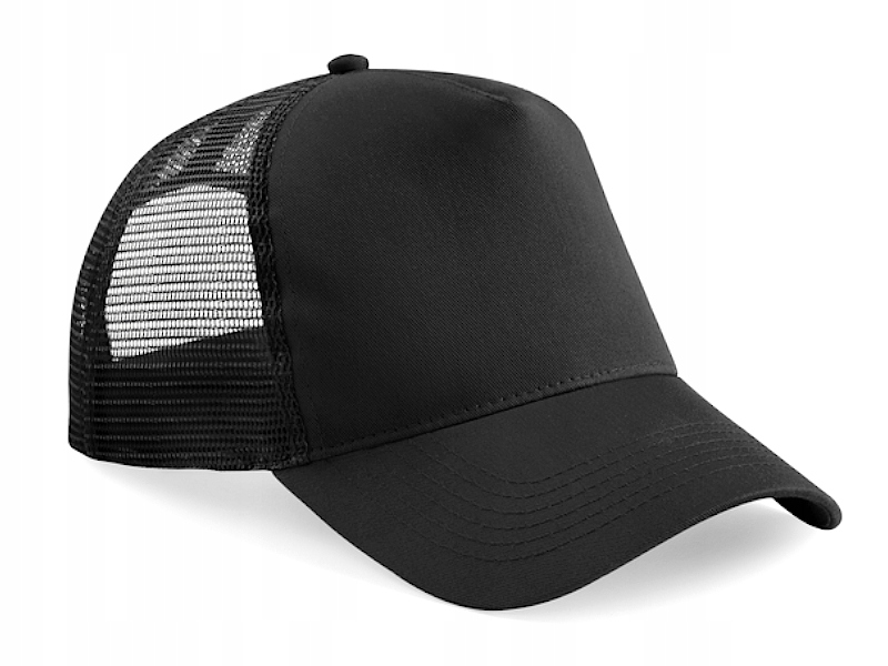 

Czapka Z Daszkiem Bejsbolówka Trucker Siatka Black