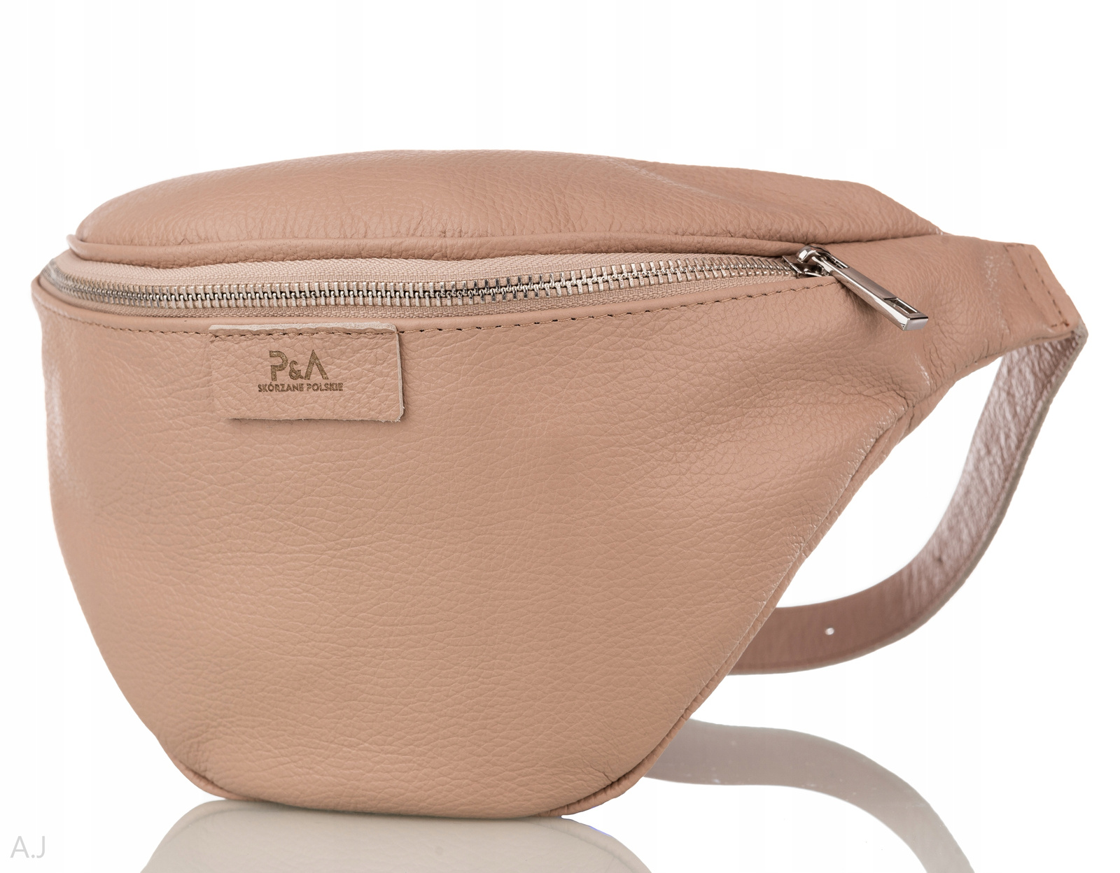 Dámská kožená ledvinka crossbody taška přes rameno taška na boky prostorná
