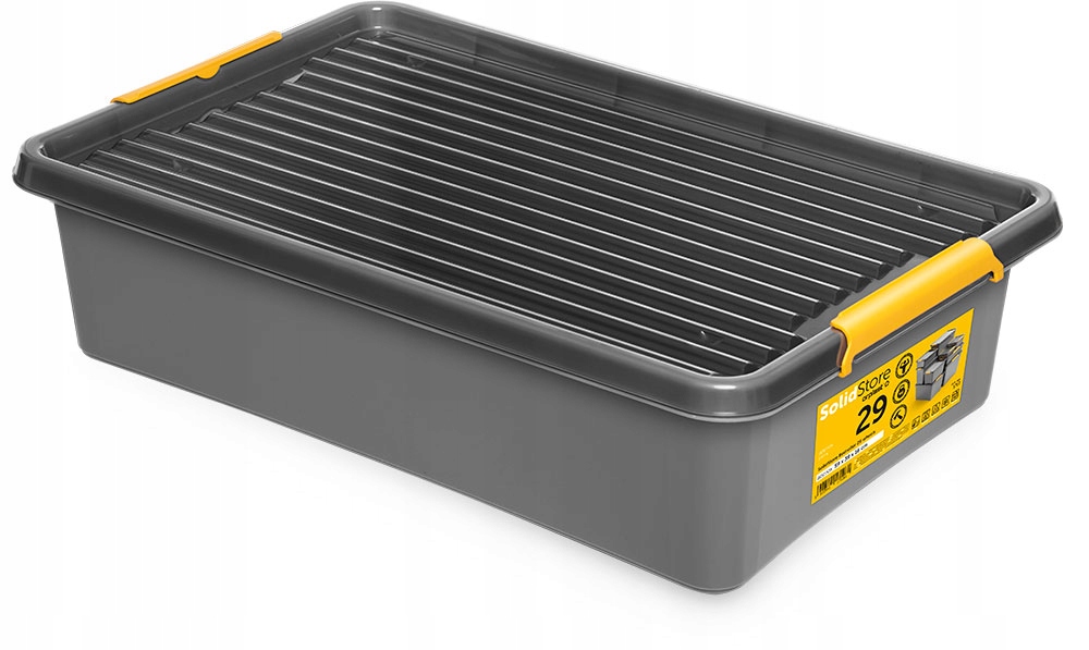 

Pojemnik Plastikowy Pudło Organizer Pokrywa 29L