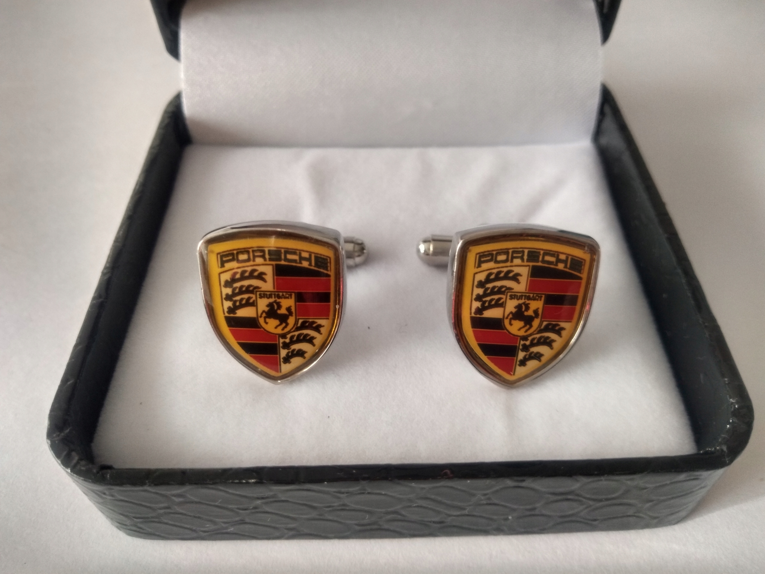 Manžetové knoflíčky automobilové košile pro fanouška značky Porsche