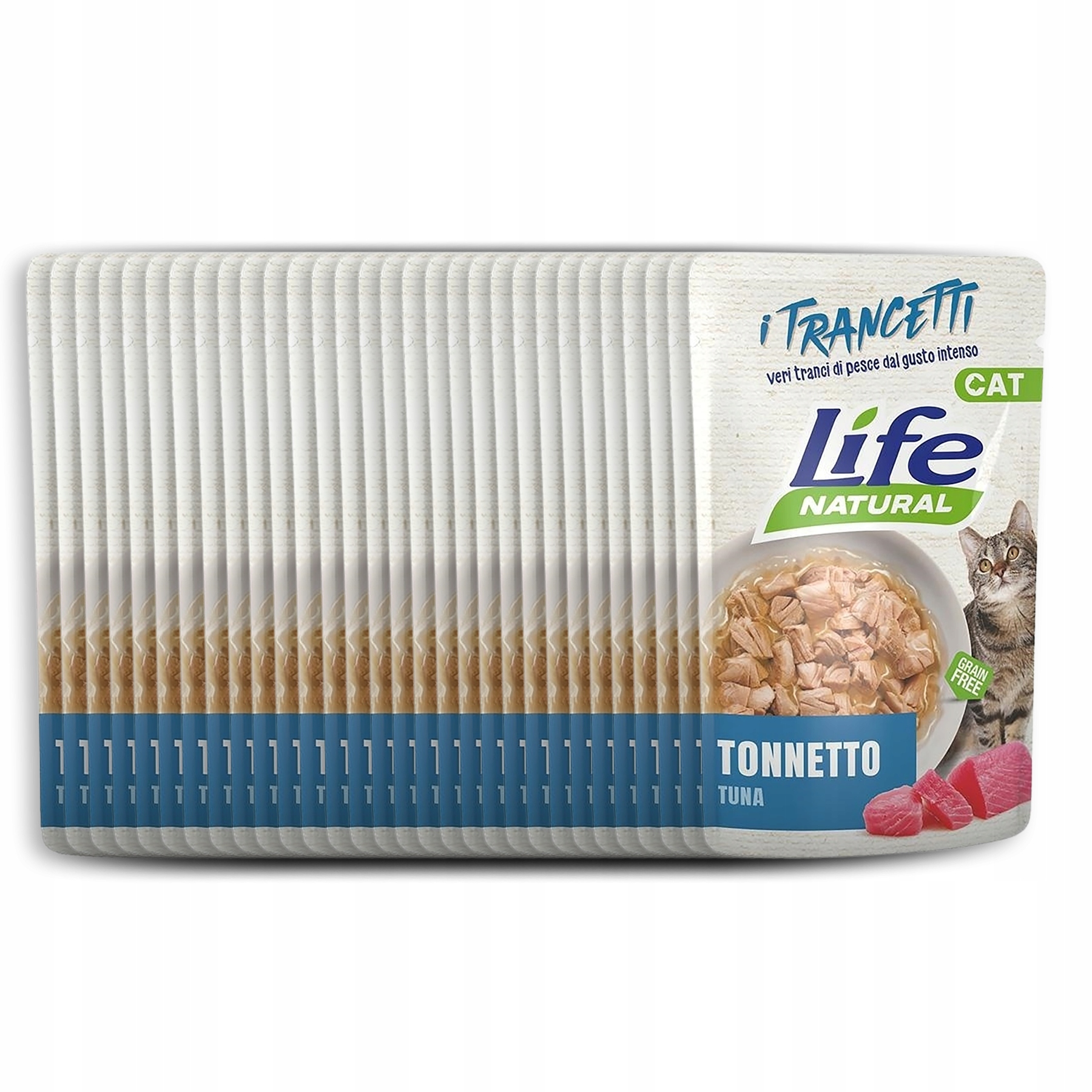 Levně Life Cat Naturel Chunks kapsička Set 30x55g tuňák