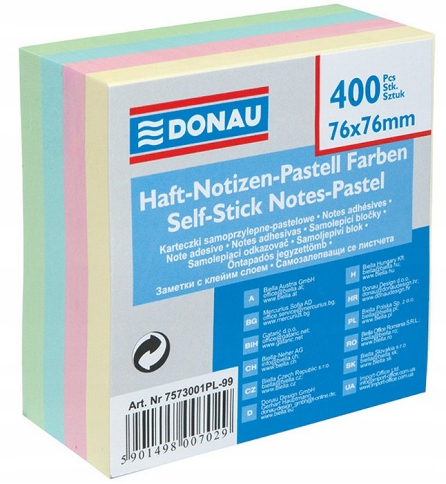 

Notes samop. Donau 76/76 Pastel 400k.