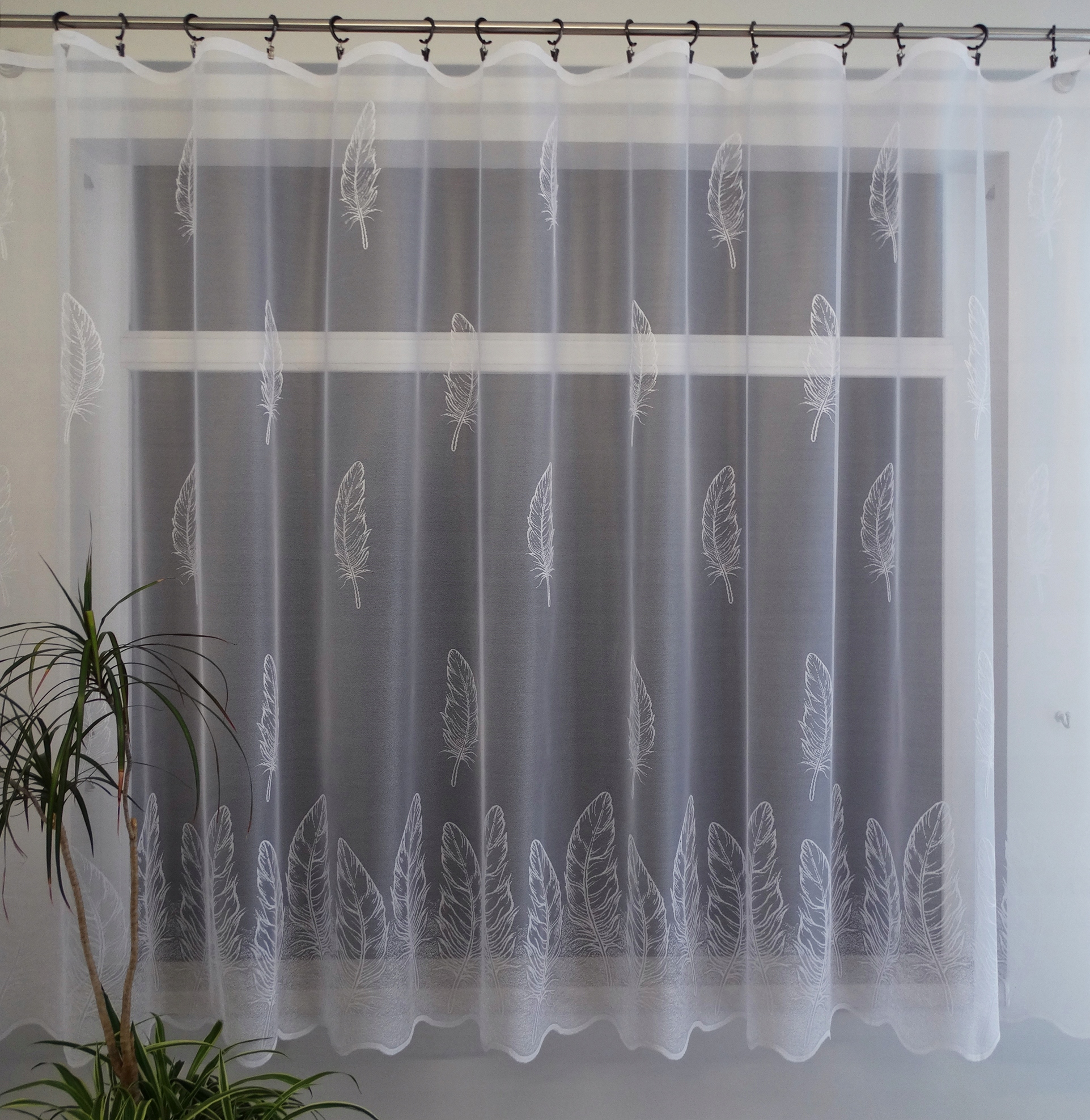 Mg Záclona 35697 žakár 350x140 hotový s páskou M