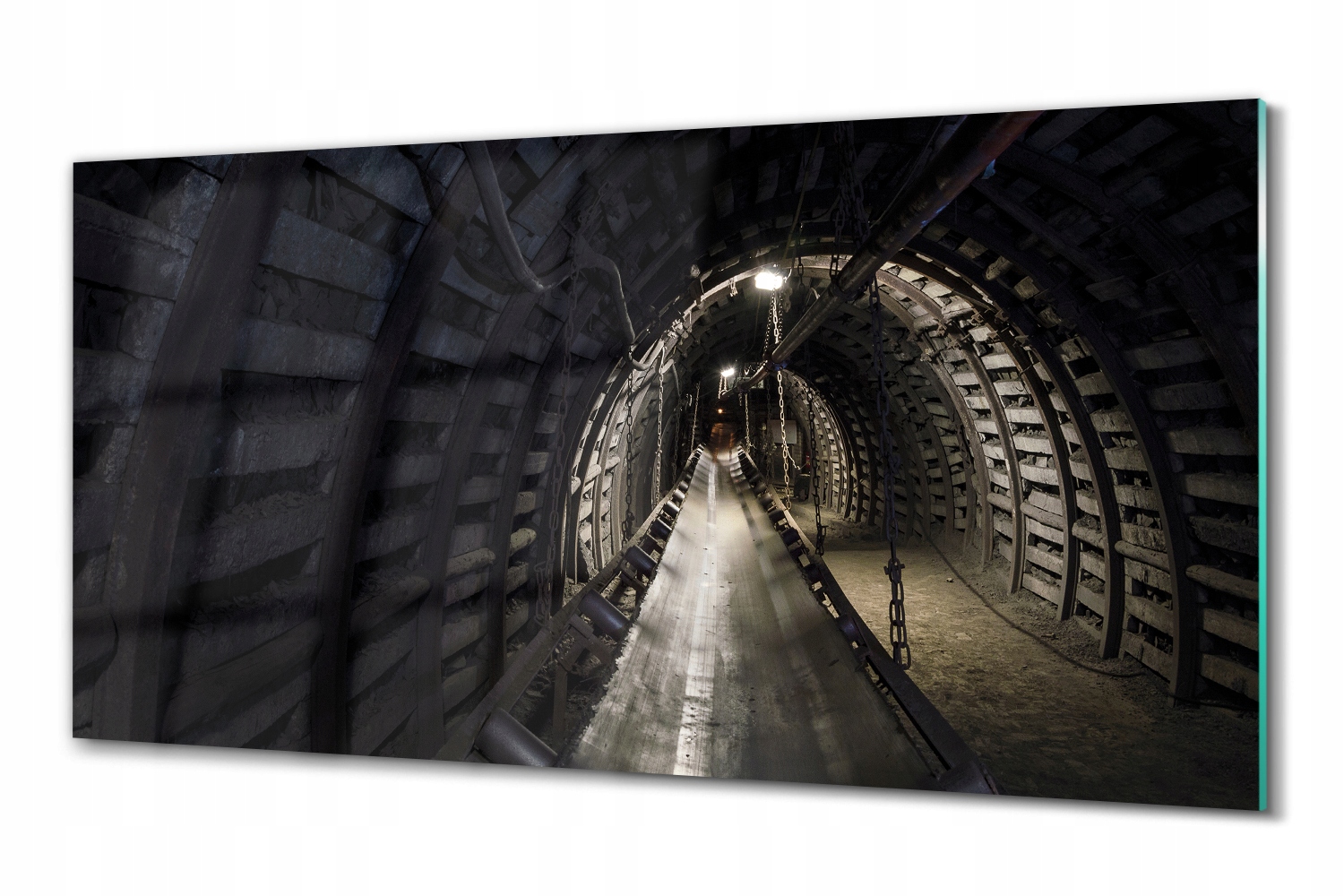 Foto na skle do obývačky Tunelová chodba 100x50