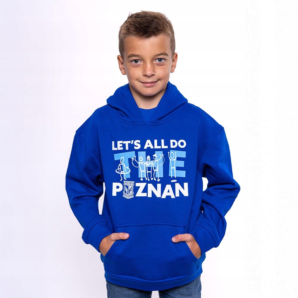 Bluza Dziecięca Lech Poznań How To Do The Poznan Niebieska r.128