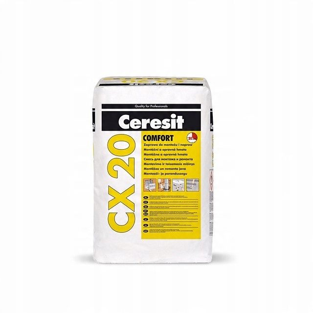 

Ceresit CX20 zaprawa do montażu i napraw 5kg 20min