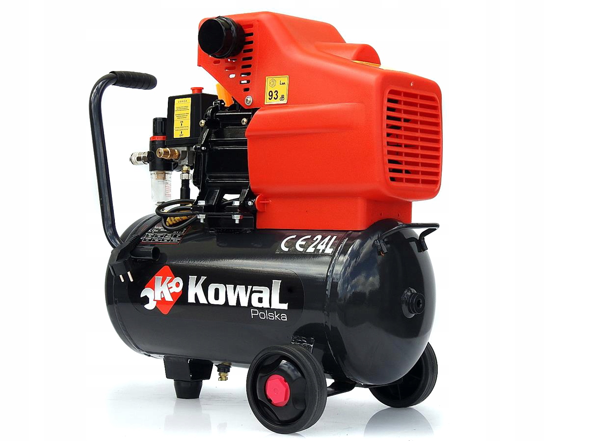 KOMPRESOR BM 24L olejowy sprezarka powietrza KOWAL Engine Power 3 4 KM