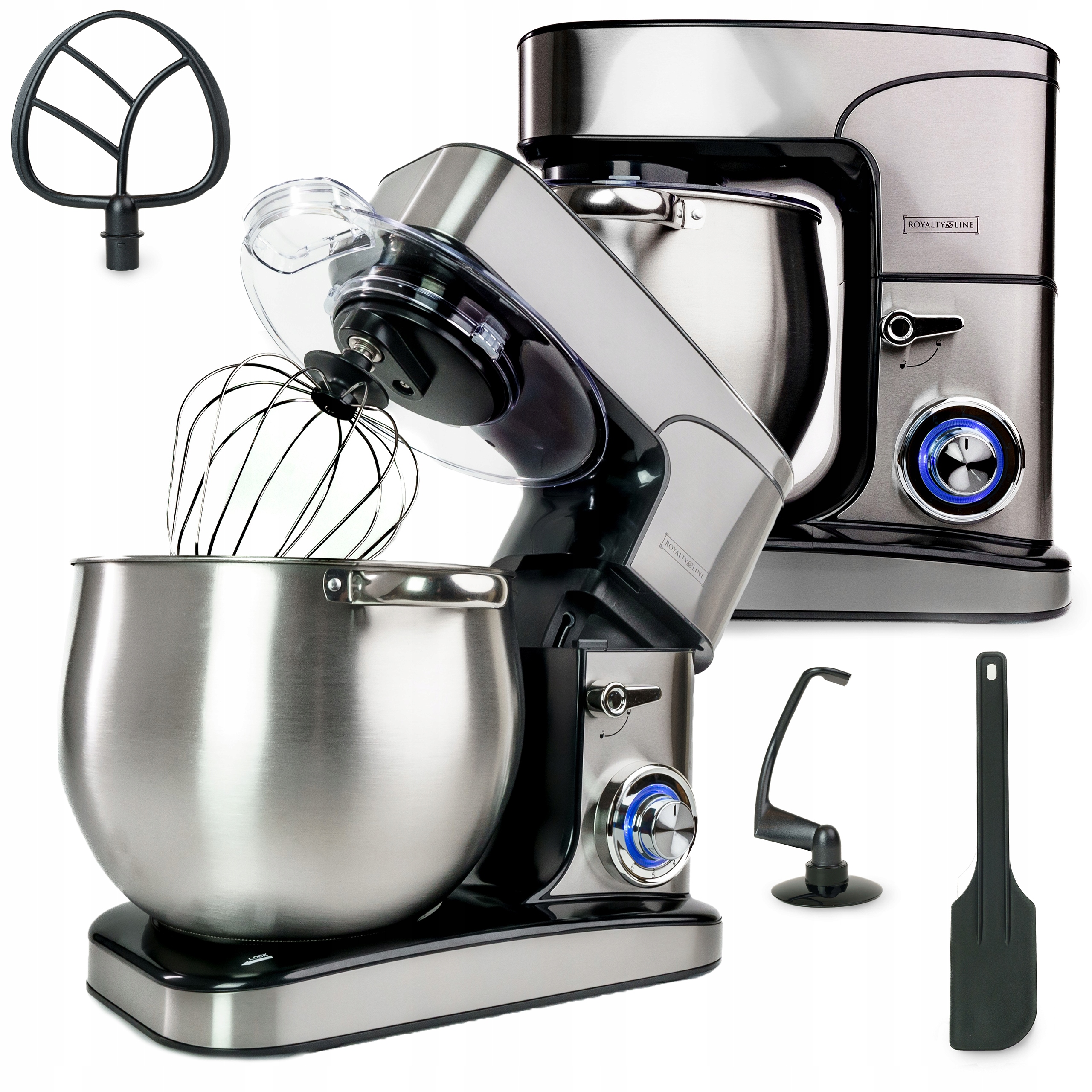 Robot Kuchenny Planetarny Mikser Misa 12L XXL 3 Mieszadła Mocny 2800W