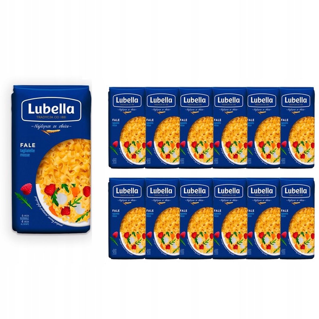 Levně Lubella Wave Těstoviny 400 g x 12 kusů