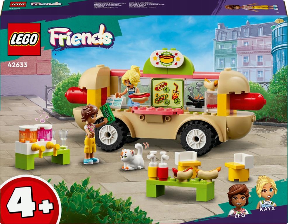 stavebnice Lego Friends Pojízdný Stánek S Hot Dogy 42633
