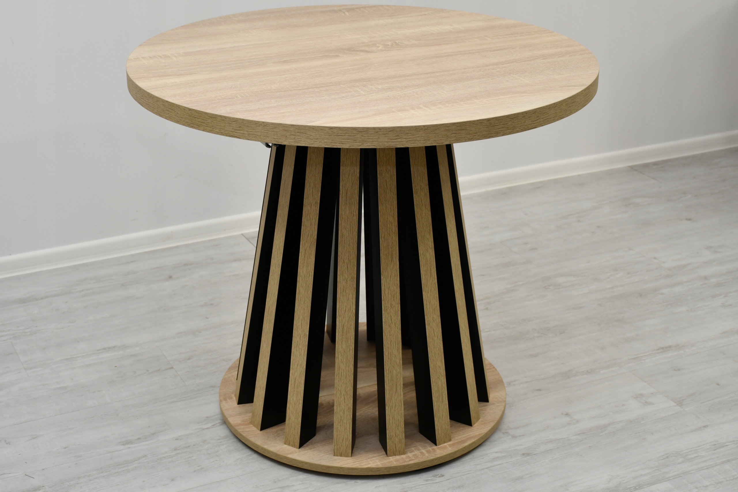 stół okrągły rozkładany fi 90 cm do 190, solidny i funkcjonalny ,kolory Marka Sandow