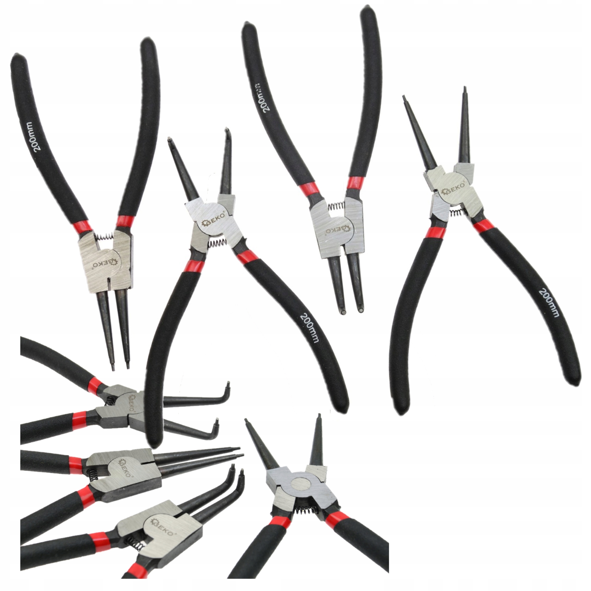 SZCZYPCE SEGERA 8" 200mm ZESTAW 4szt