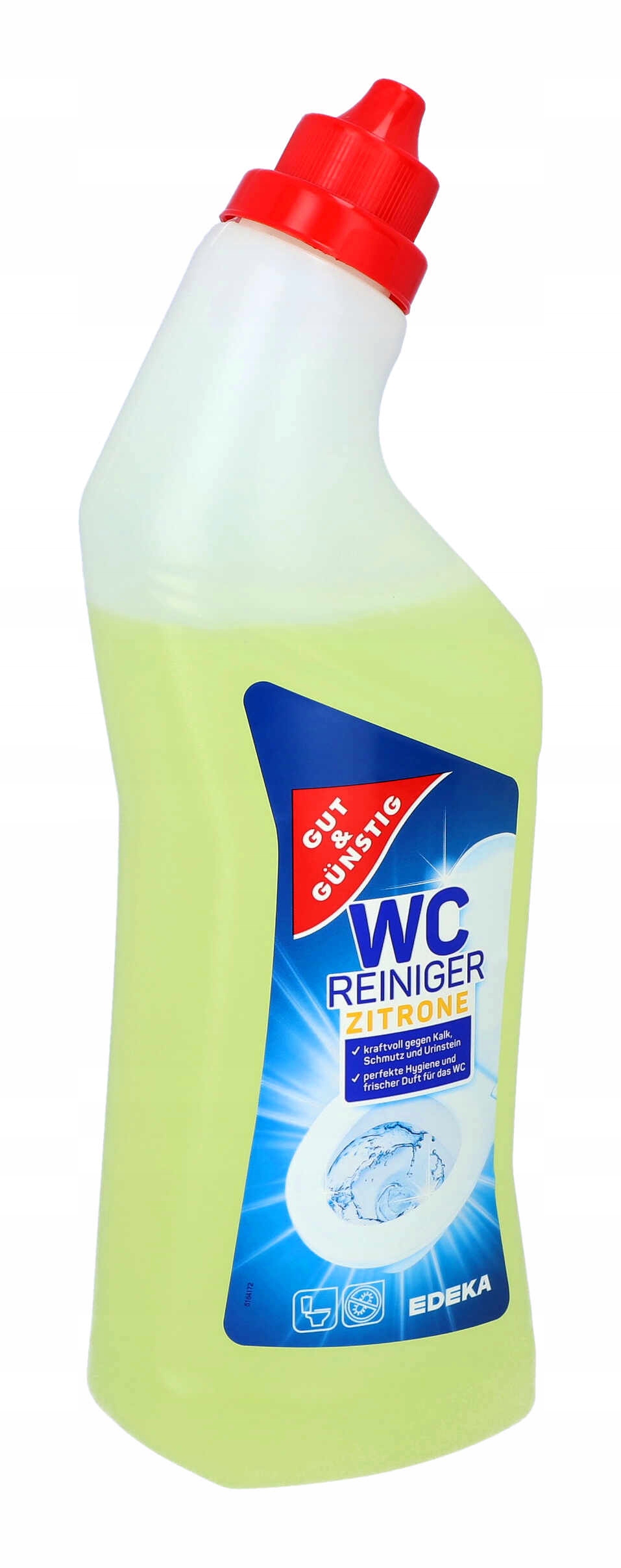 Niemiecki Żel do WC G&G Reiniger Zitrone 1L
