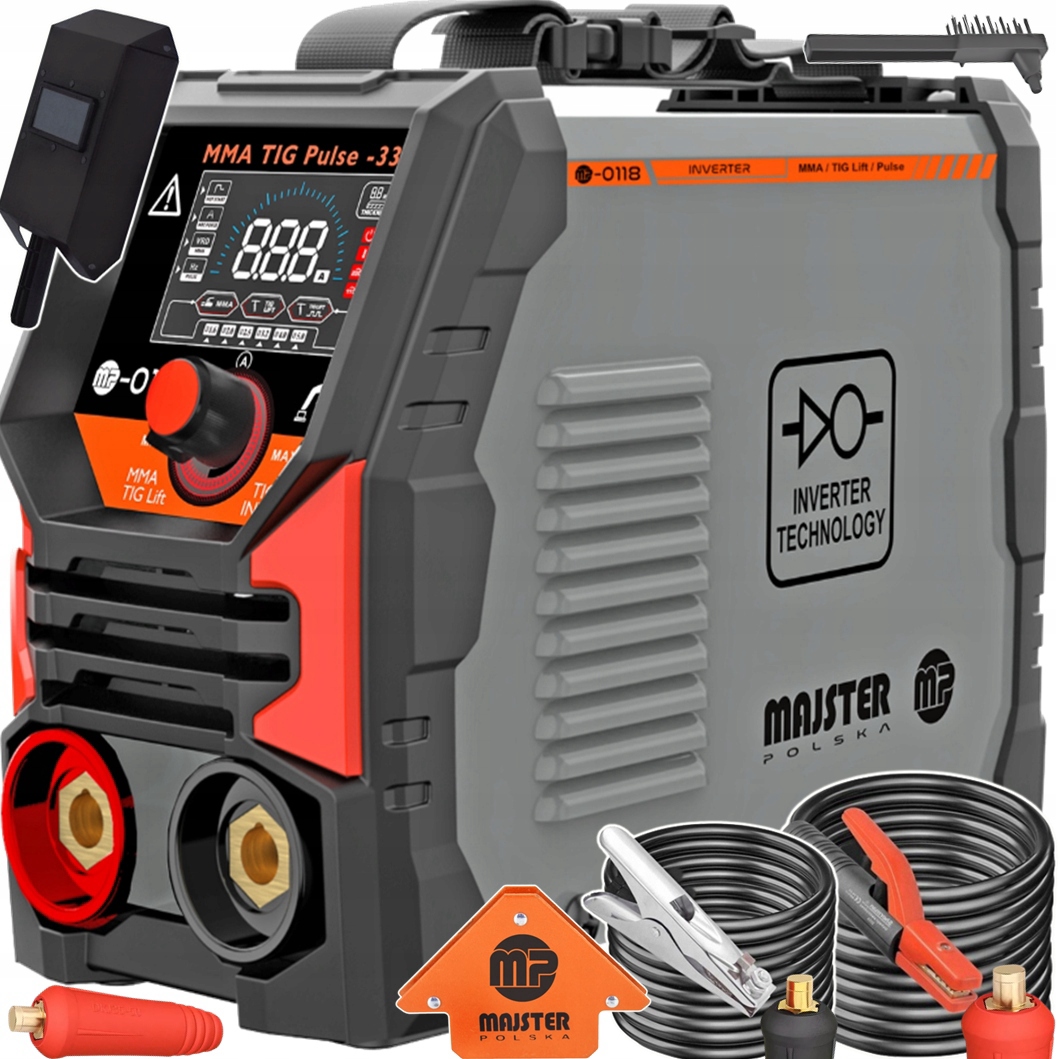 Spawarka Inwertorowa inwerterowa Mma Pulse Tig Lift Tig 330A Digital Mocna