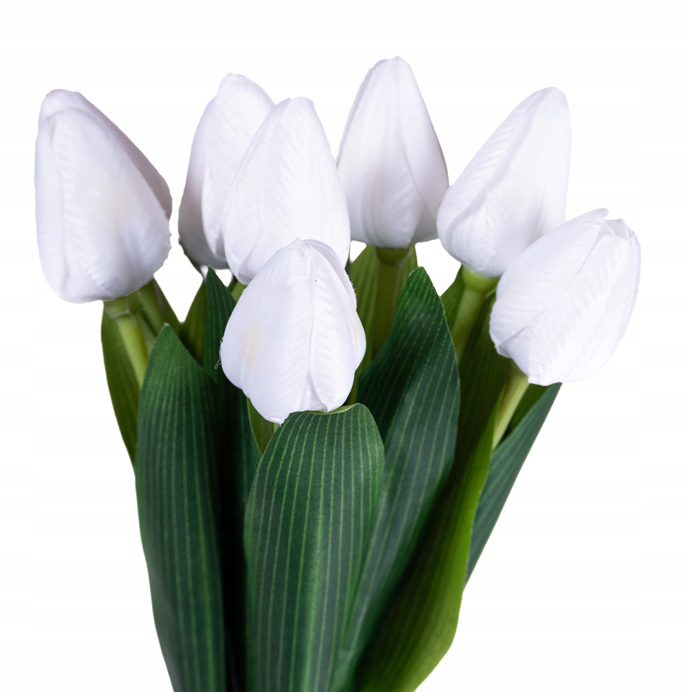 

Tulipan Bukiet Tulipanów Biały Sztuczny