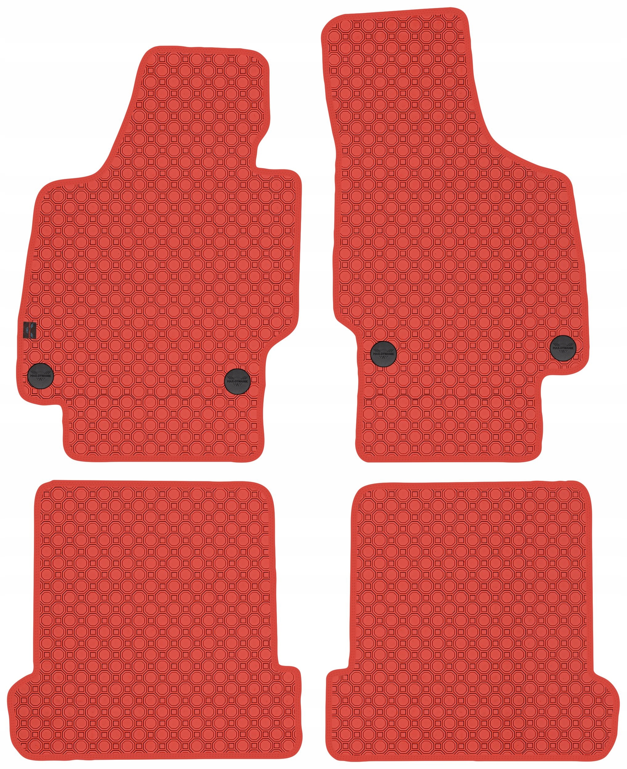 Audi Tt II 2006-2014 Koberce guma Červená