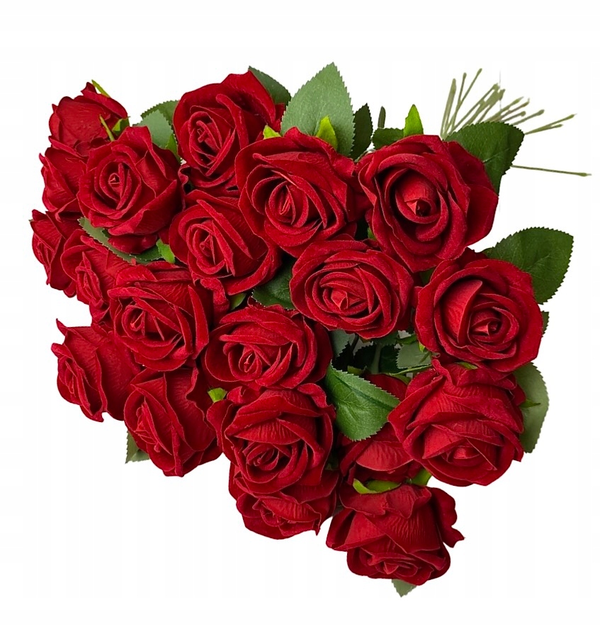 

Bukiet na grób wiązanka 20 czerwonych róż 50 cm