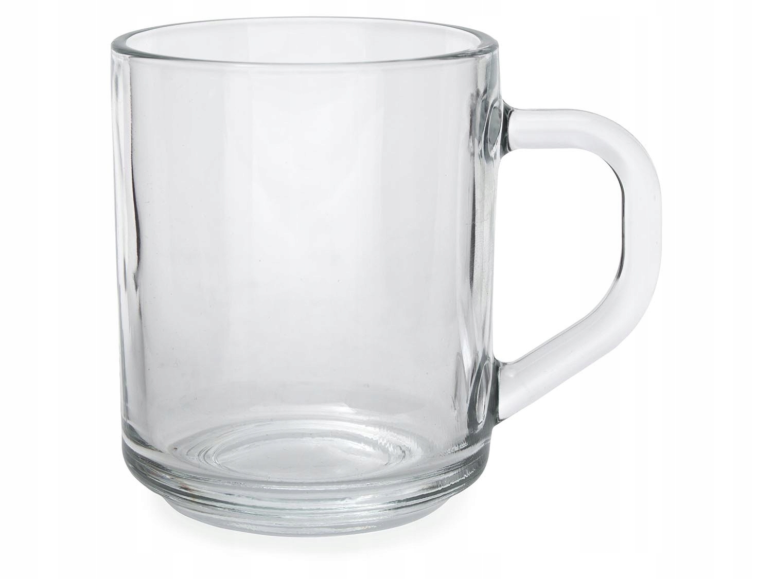 

Kubek szklany prosty do kawy herbaty 250ml Gładki