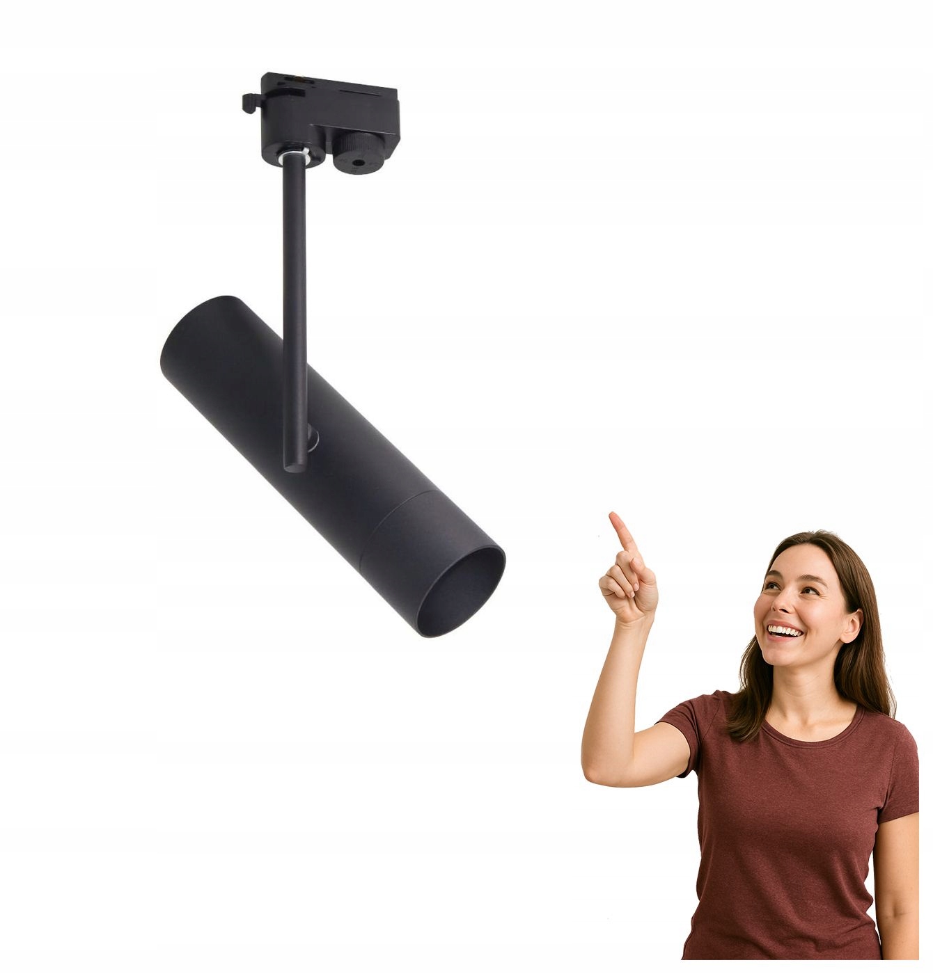 Jednofázová spotová lampa Lisa Track TLS004-BK Zuma Line
