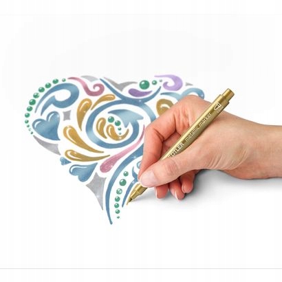 Marker metaliczny, okrągła końcówka, M, biały, Staedtler 8323 Rodzaj dekoracyjny