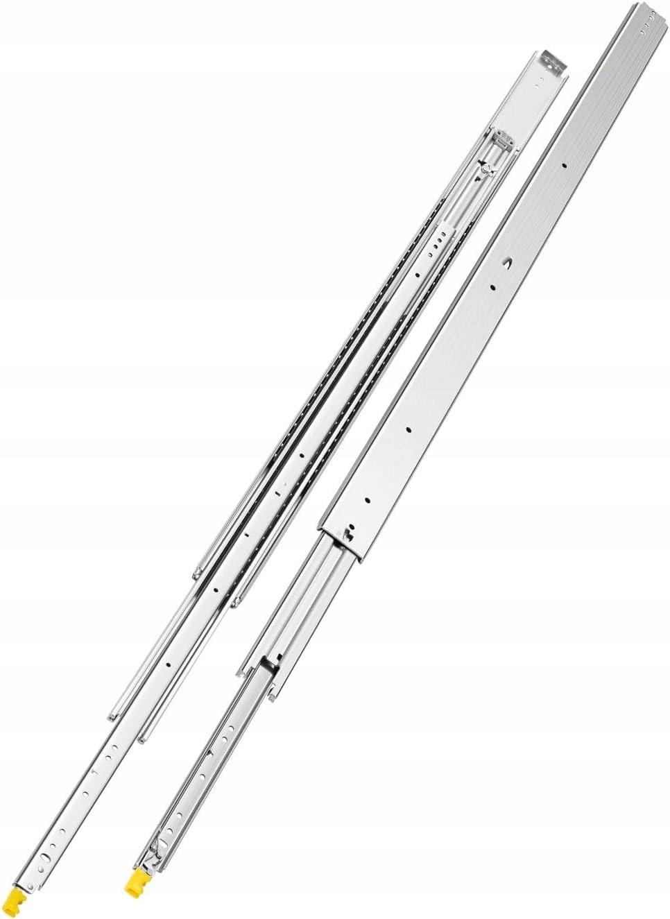 Vevor Zásuvkové Vodiace Lišty S Plným Výsuvom 1524 MM, Nosnosť 226 Kg, 1 Pár