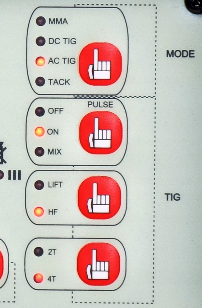 Spawarka 230v TIG 220 AC/DC Puls HF Aluminium IGBT Model IDEAL TECNOTIG 220 AC/DC Pulse MPX