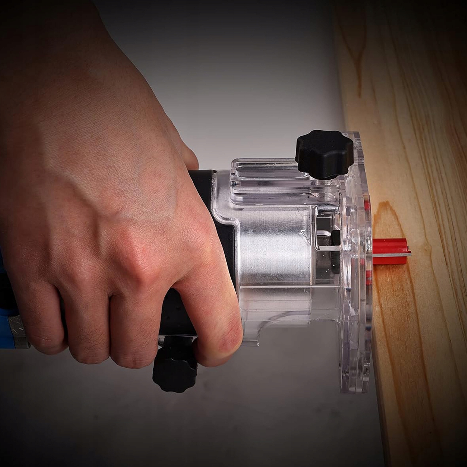 FREZARKA GÓRNOWRZECIONOWA DO DREWNA + FREZY WALIZKA 800 W ZESTAW MOCNA Marka Bedee