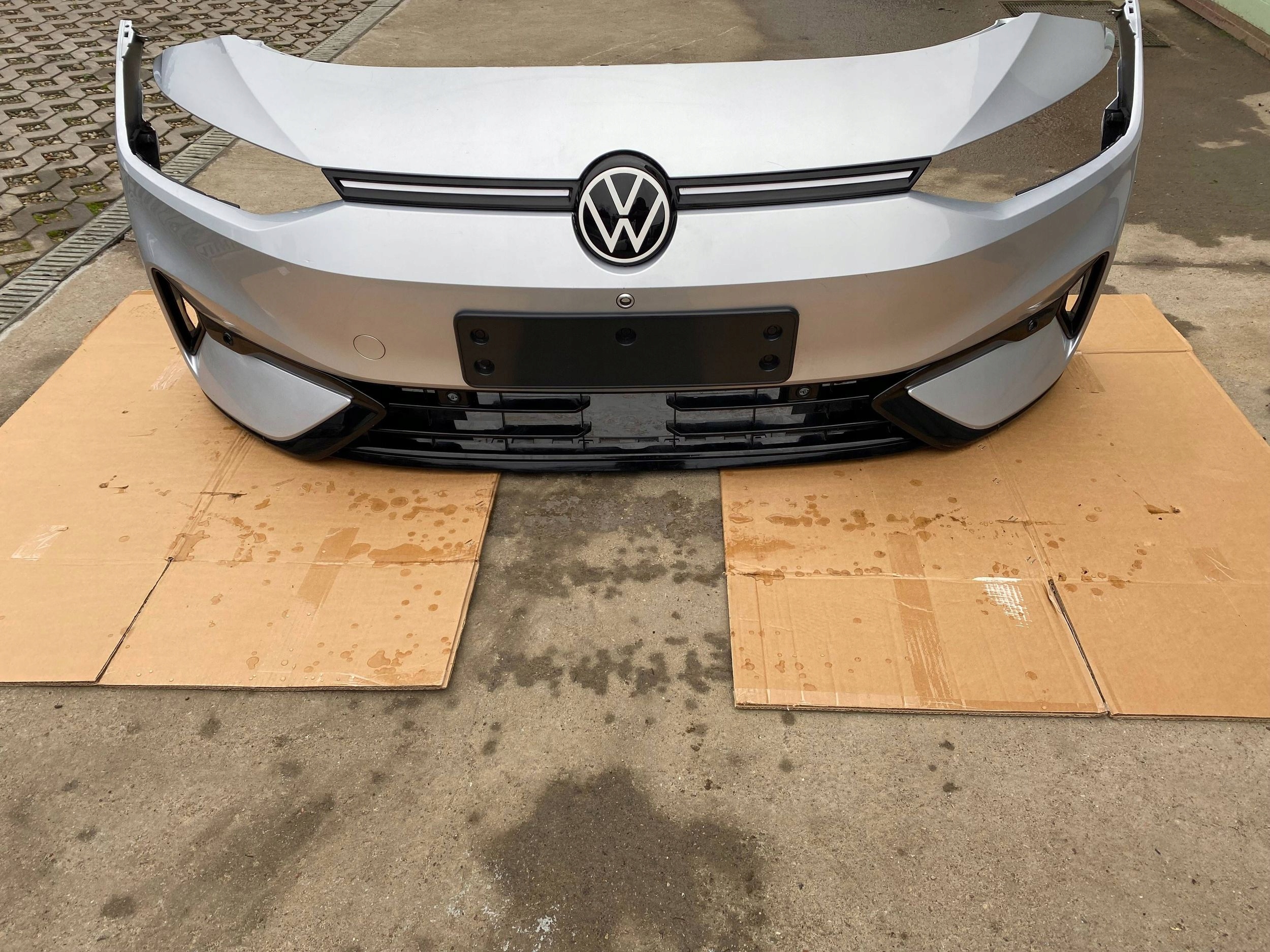 VW ID7 ID.7 complete bumper front front PDC KAMERA SREBRNY