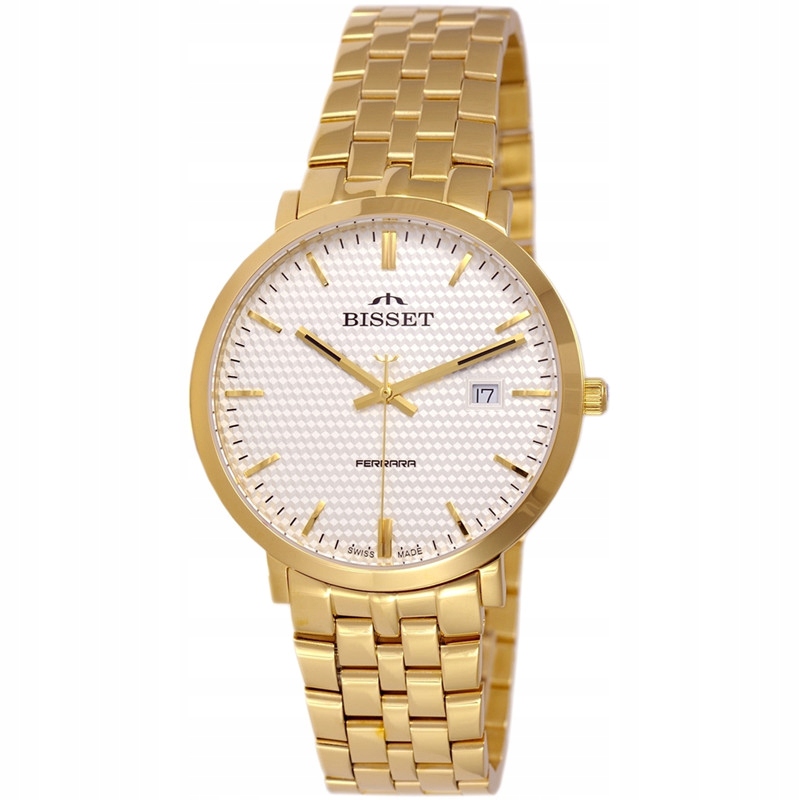 Pánské Hodinky Bisset BSDE86GISX05BX zlaté