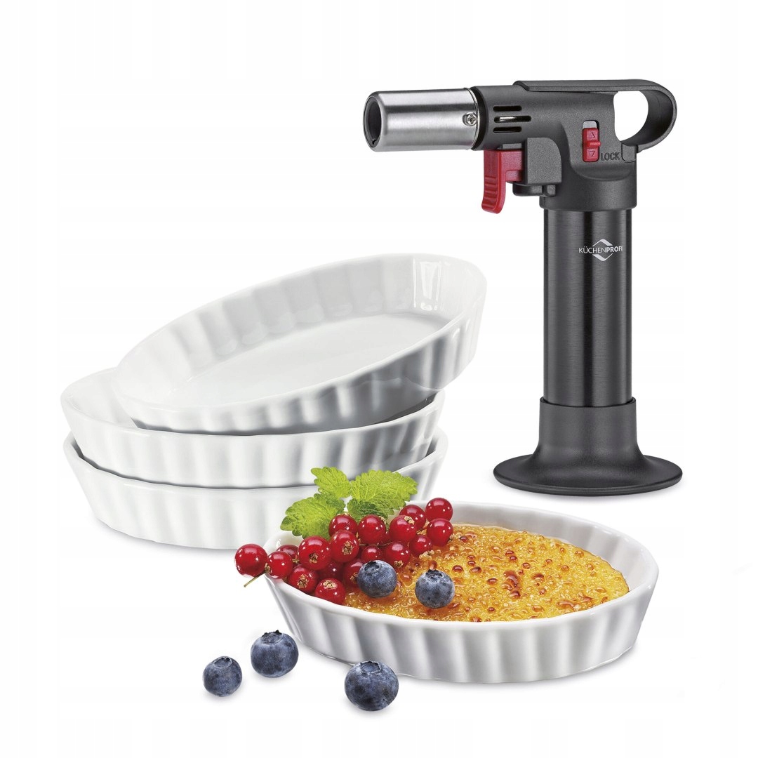 Sada Kuchenprofi DeLuxe pro creme brulee kuchyňský hořák