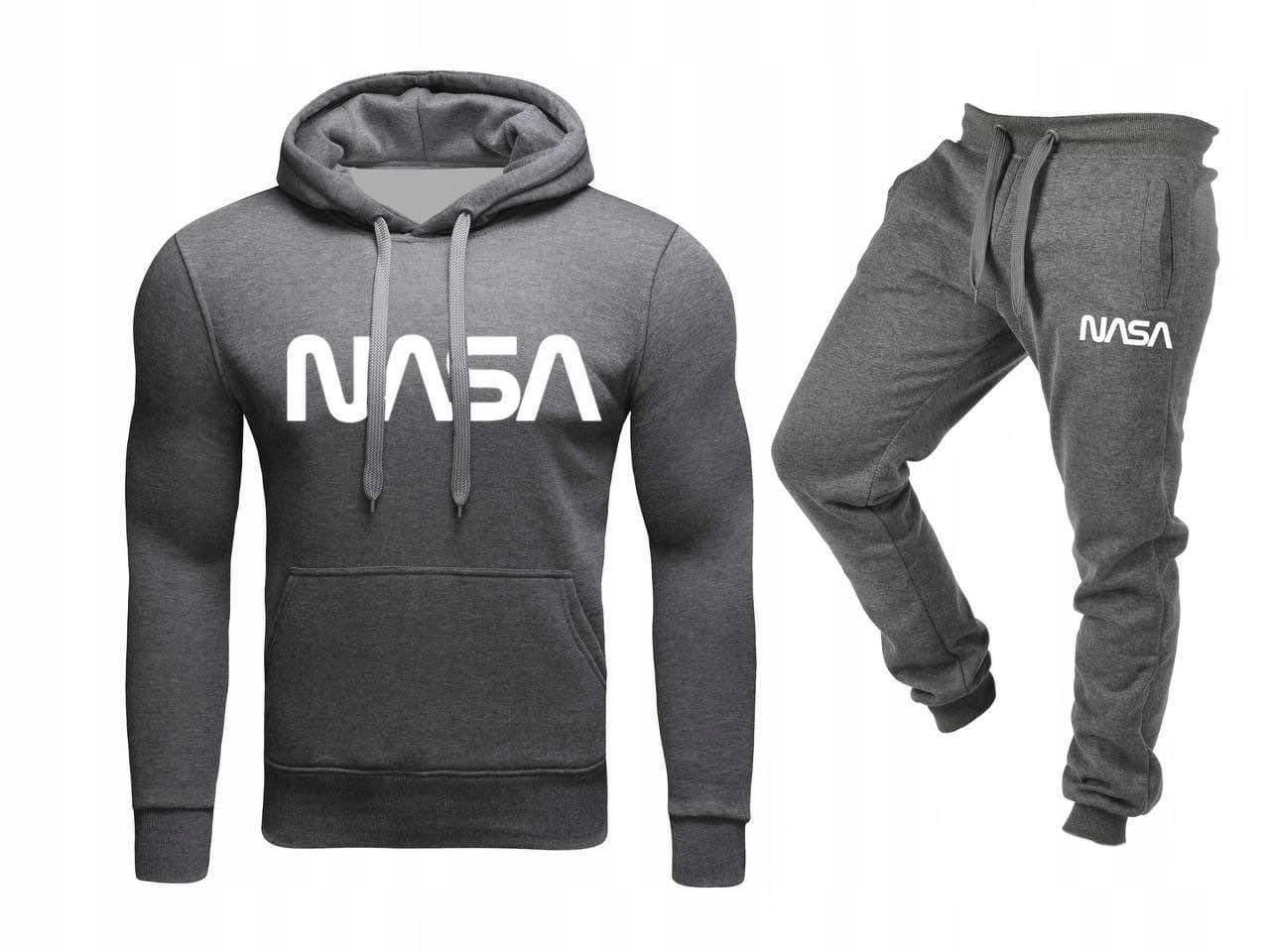 Teplákovka Tepláková Souprava Nasa Šedá XXL