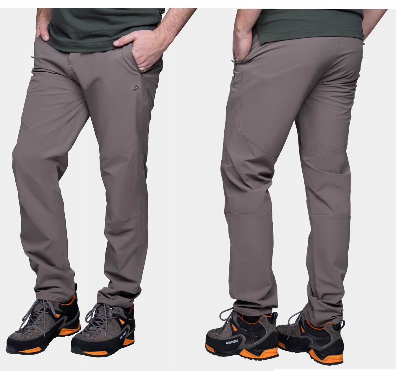 Męskie Spodnie Trekkingowe turystyczne w góry Alpinus UPF50+ całoroczne XXL